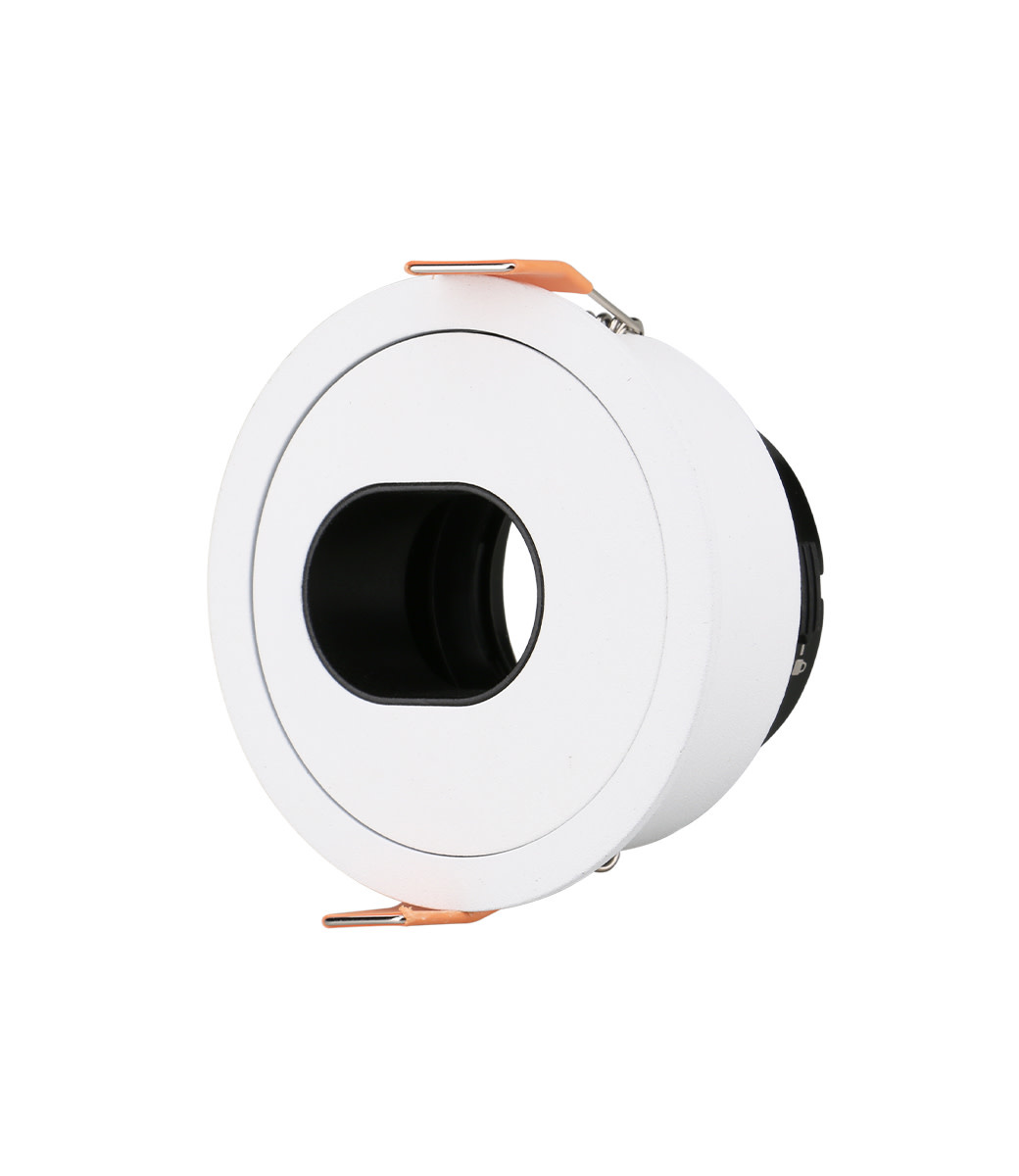 Infinity Buco II Kantelbaar Rond — Wit · Wit Zwart