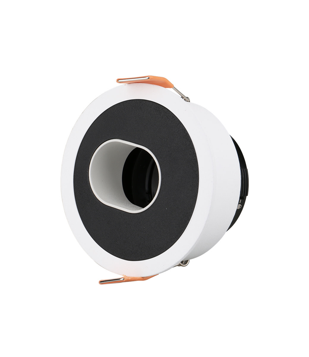 Infinity Buco II Kantelbaar Rond — Zwart · Wit Zwart Wit