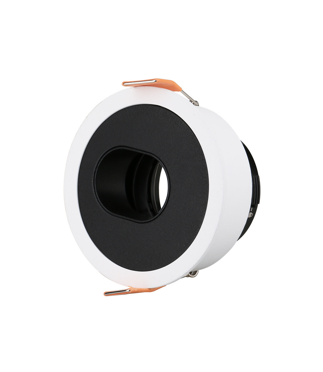 Infinity Buco II Kantelbaar Rond — Zwart · Wit Zwart Zwart