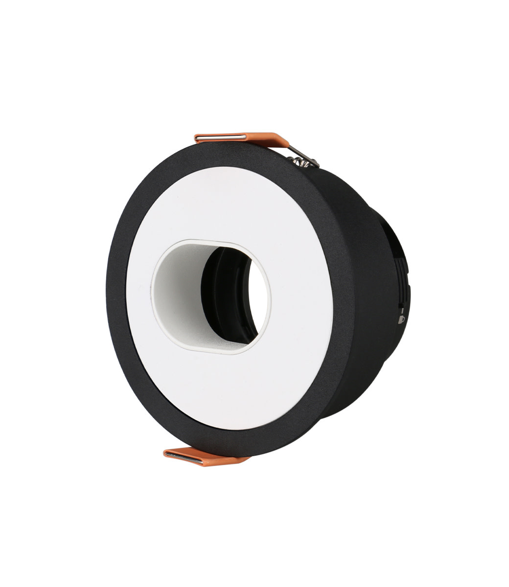 Infinity Buco II Kantelbaar Rond — Zwart · Zwart Wit Wit
