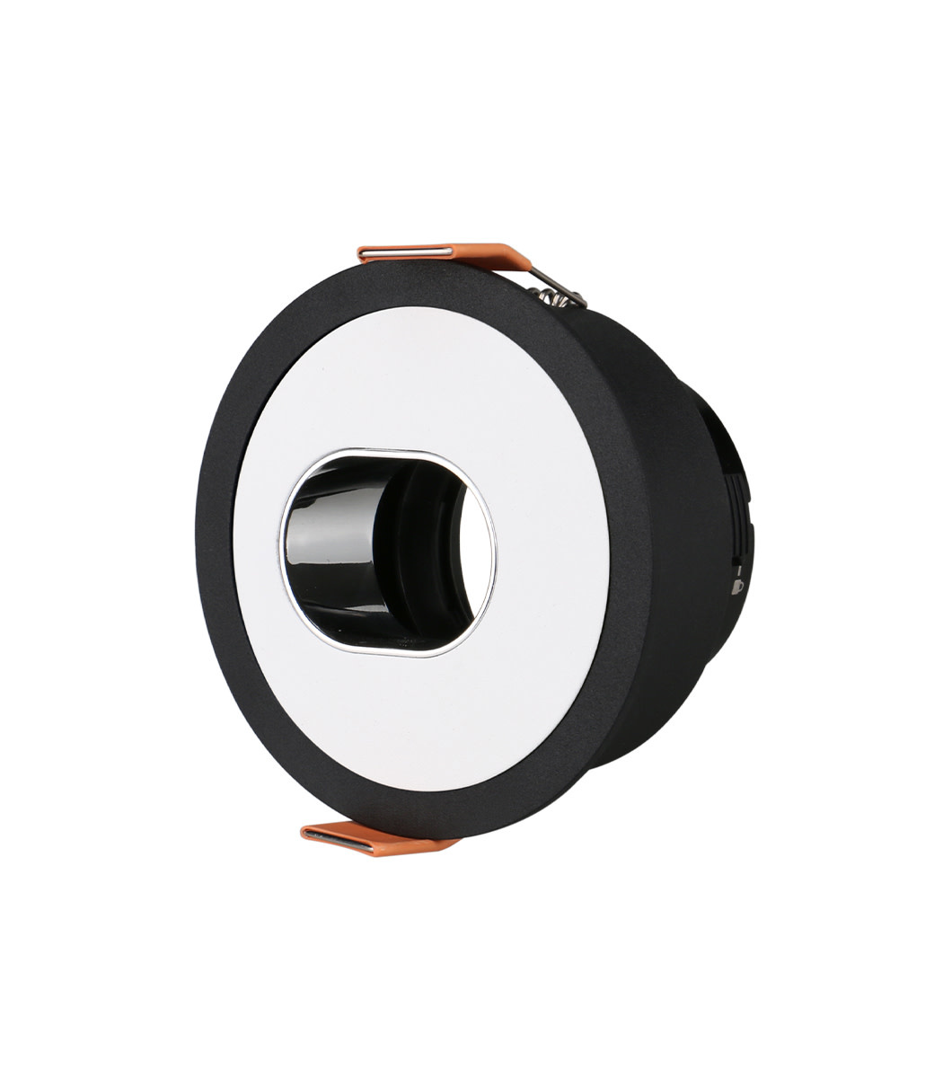 Infinity Buco II Kantelbaar Rond — Zwart · Zwart Wit Zilver
