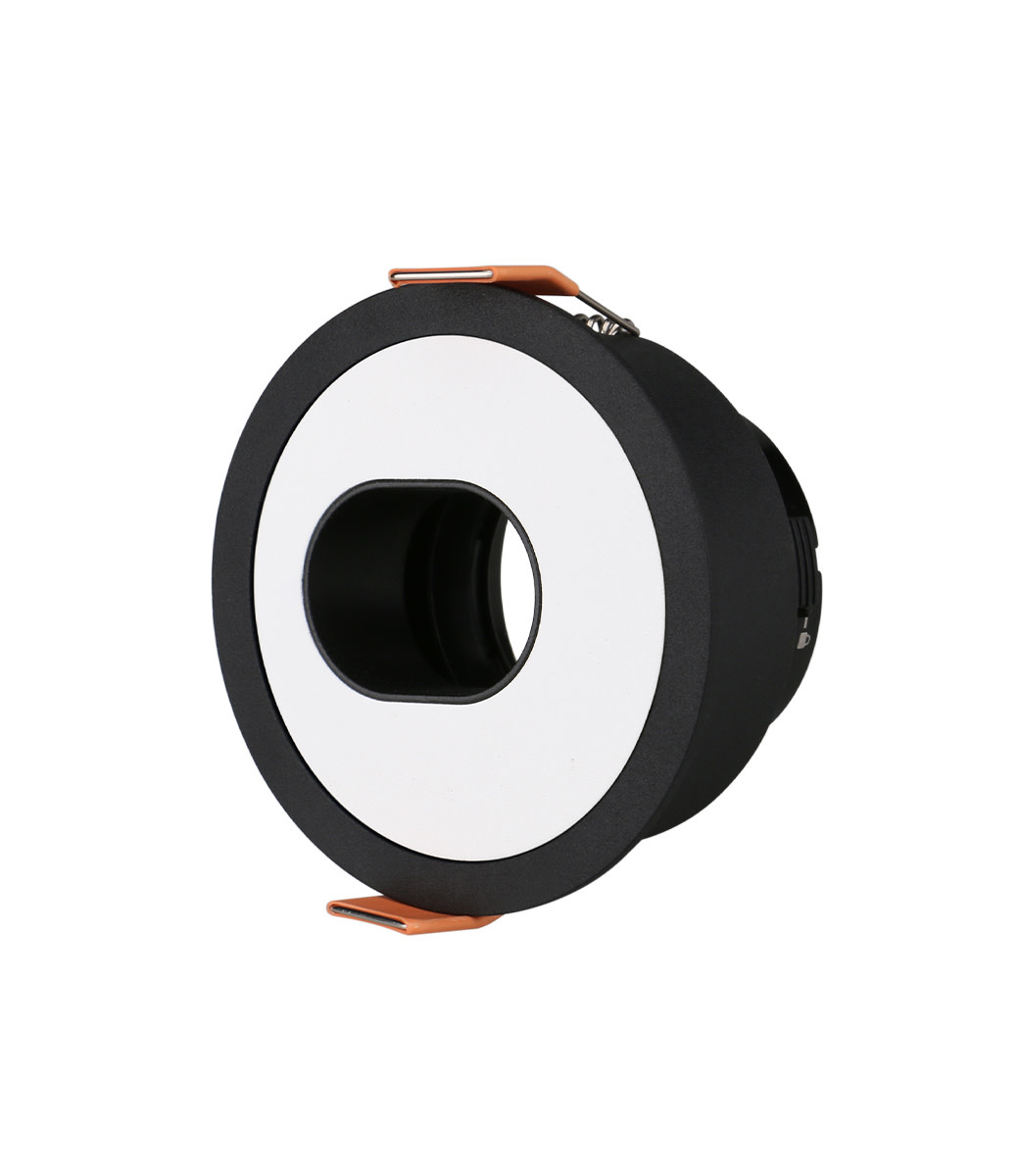 Infinity Buco II Kantelbaar Rond — Zwart · Zwart Wit Zwart