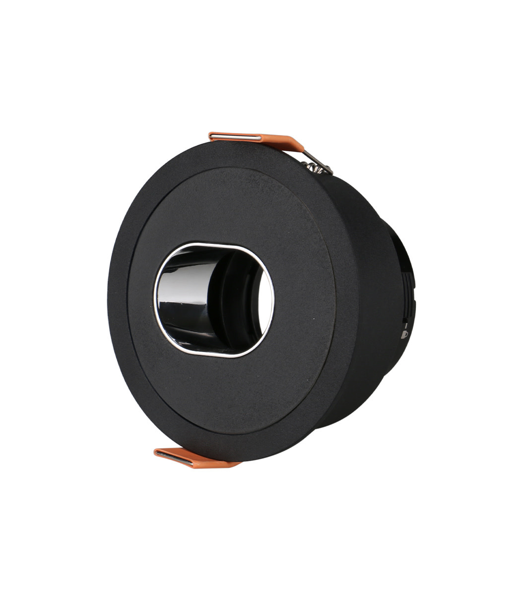 Infinity Buco II Kantelbaar Rond — Zwart · Zwart Zilver