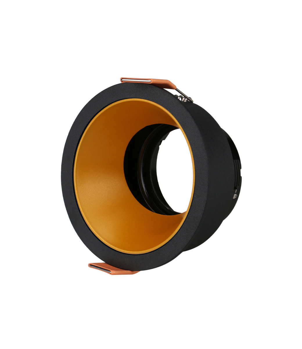 Infinity Classic Kantelbaar Rond — Zwart · Zwart Goud
