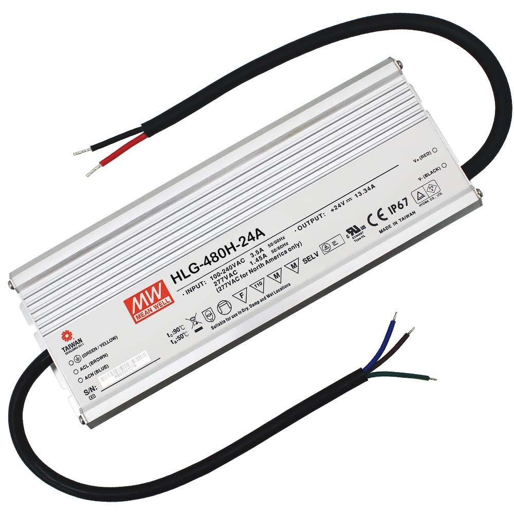 Mean Well HLG LED Driver 480W 24V