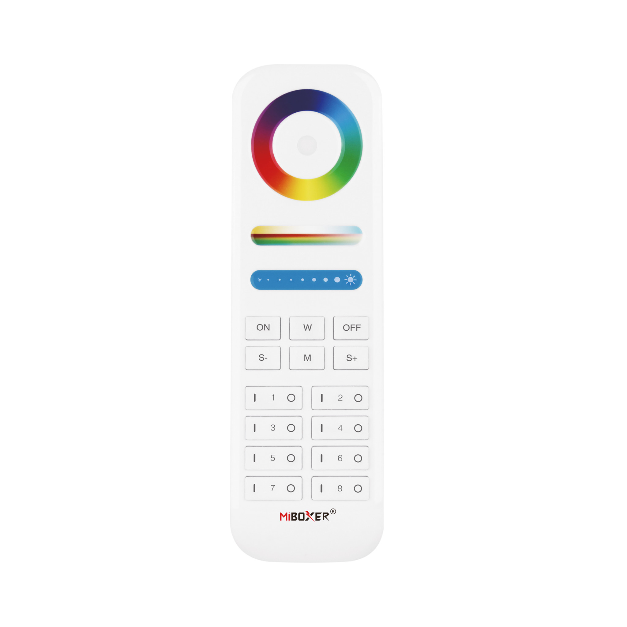 C-Series 8 Zone RGB-CCT Afstandsbediening — Wit
