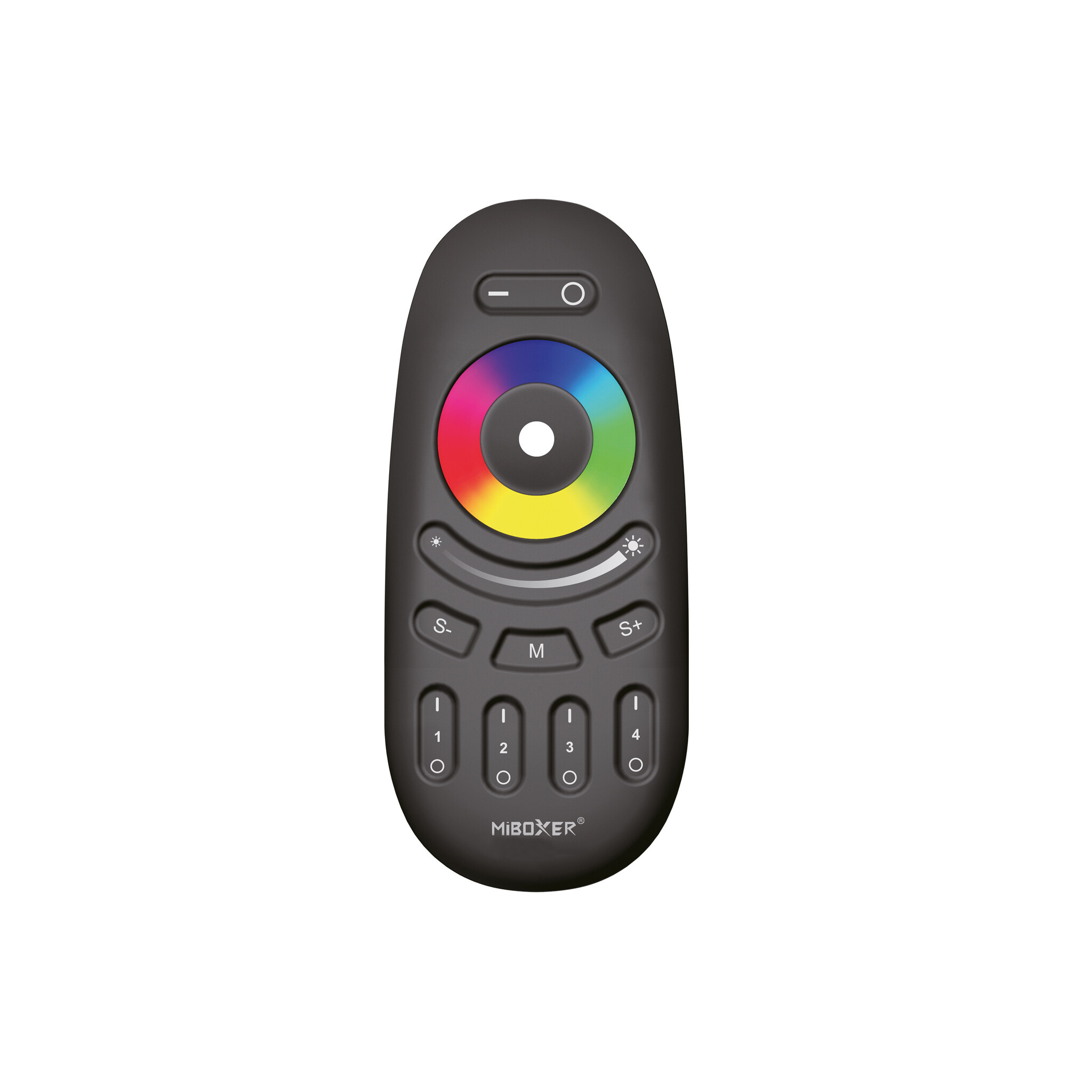 C-Series RGBW 4 Zone Afstandsbediening Zwart