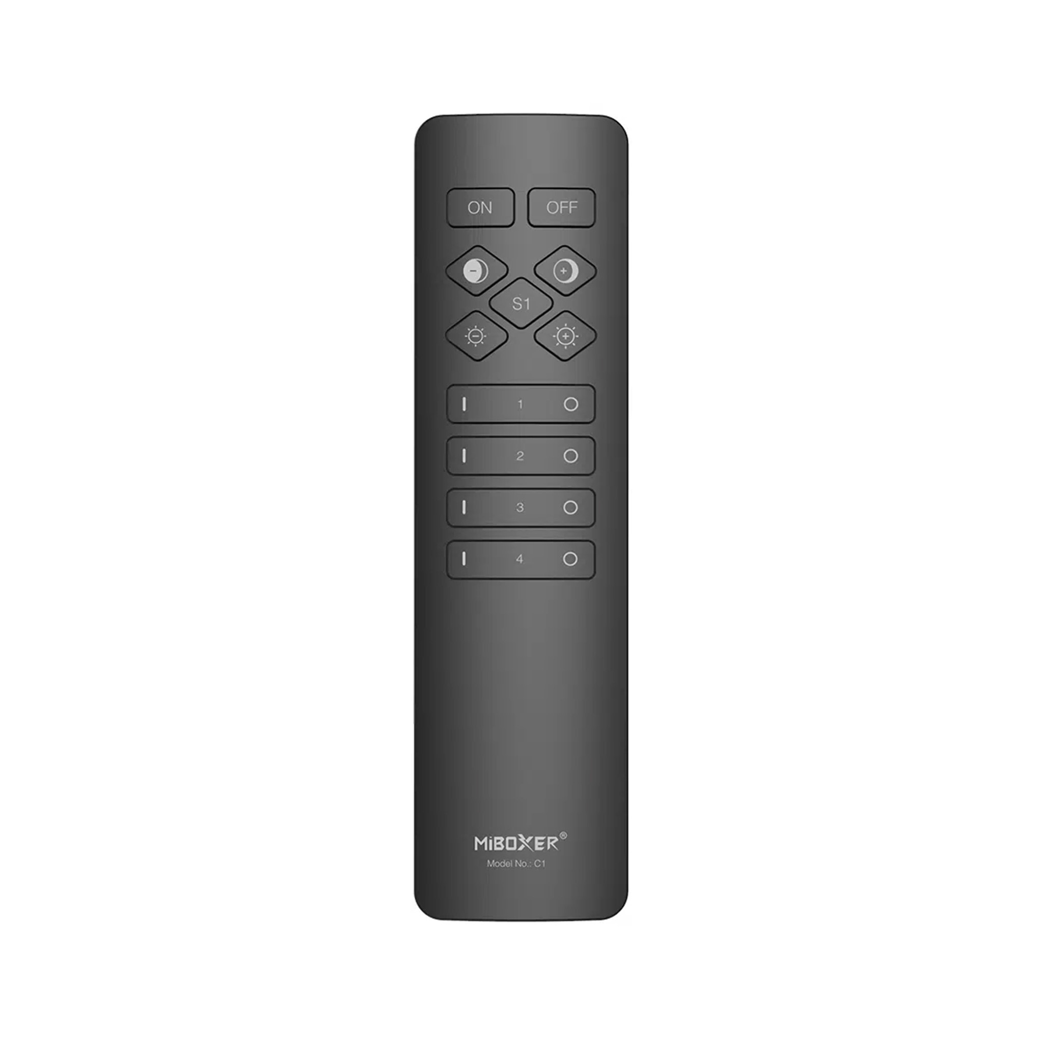 C1 4 Zone Enkele Kleur/CCT Afstandsbediening Zwart (2.4G)