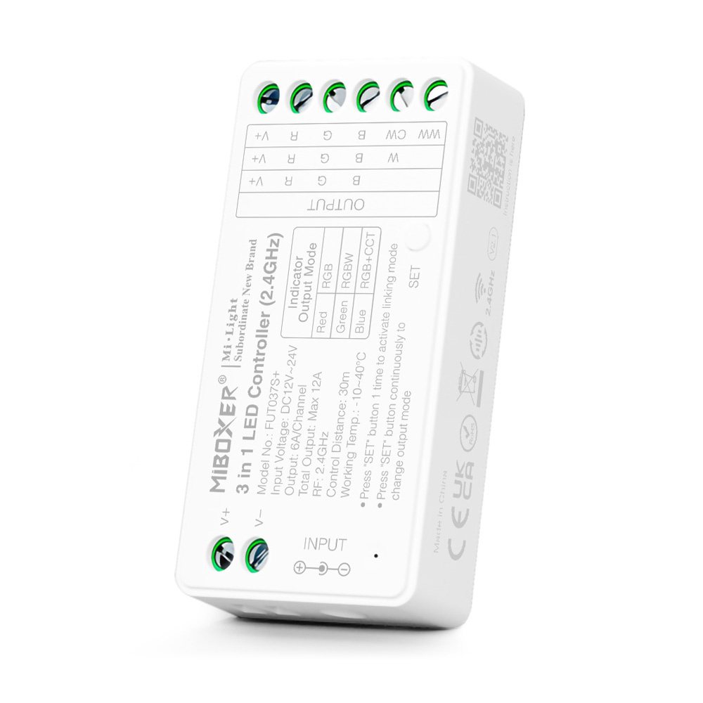 S-Series 3 in 1 LEDStrip RGB/RGBW/RGB-CCT Controller