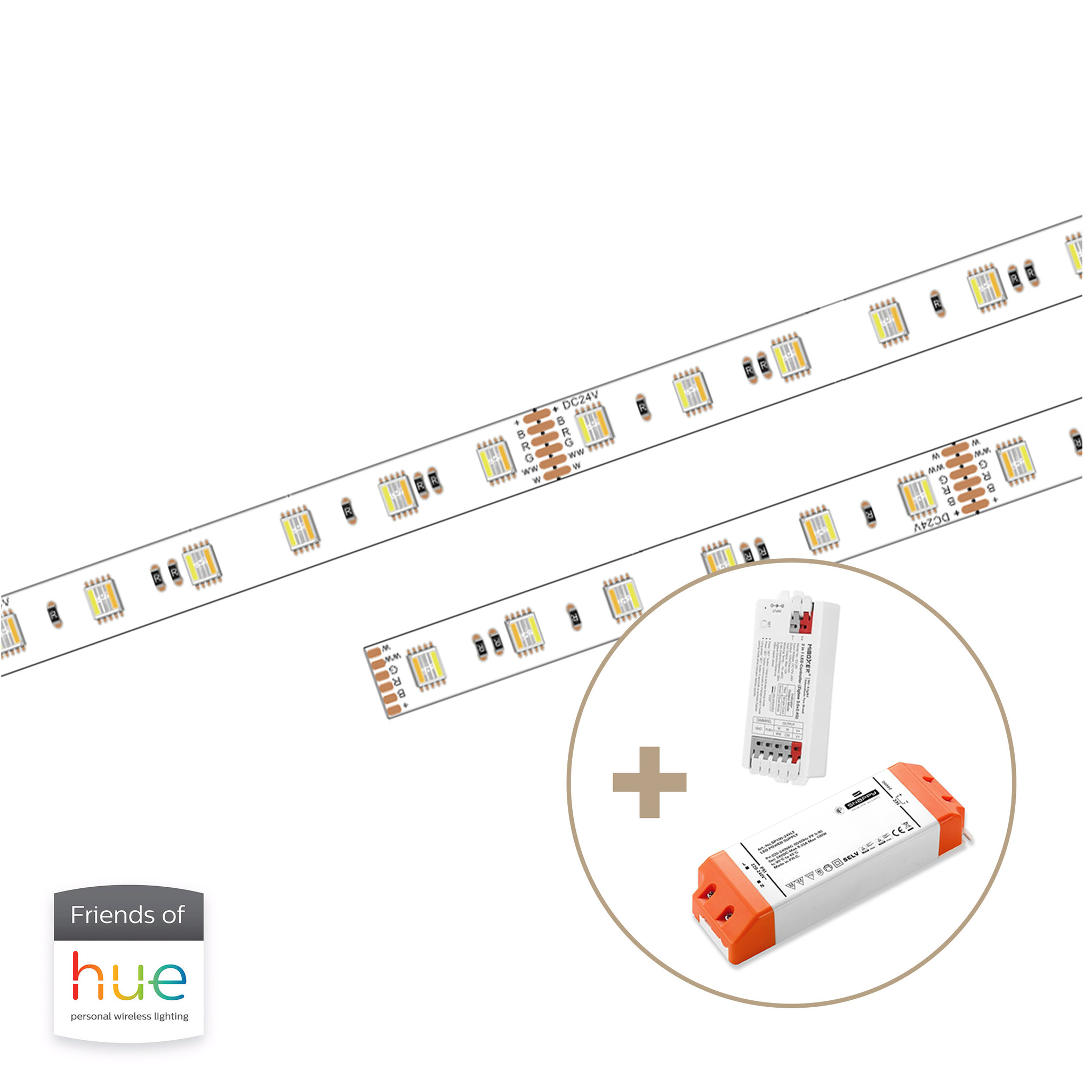 PUREseries LED-Strip Bundel RGB-CCT 120LED/m (Zigbee 3.0)
