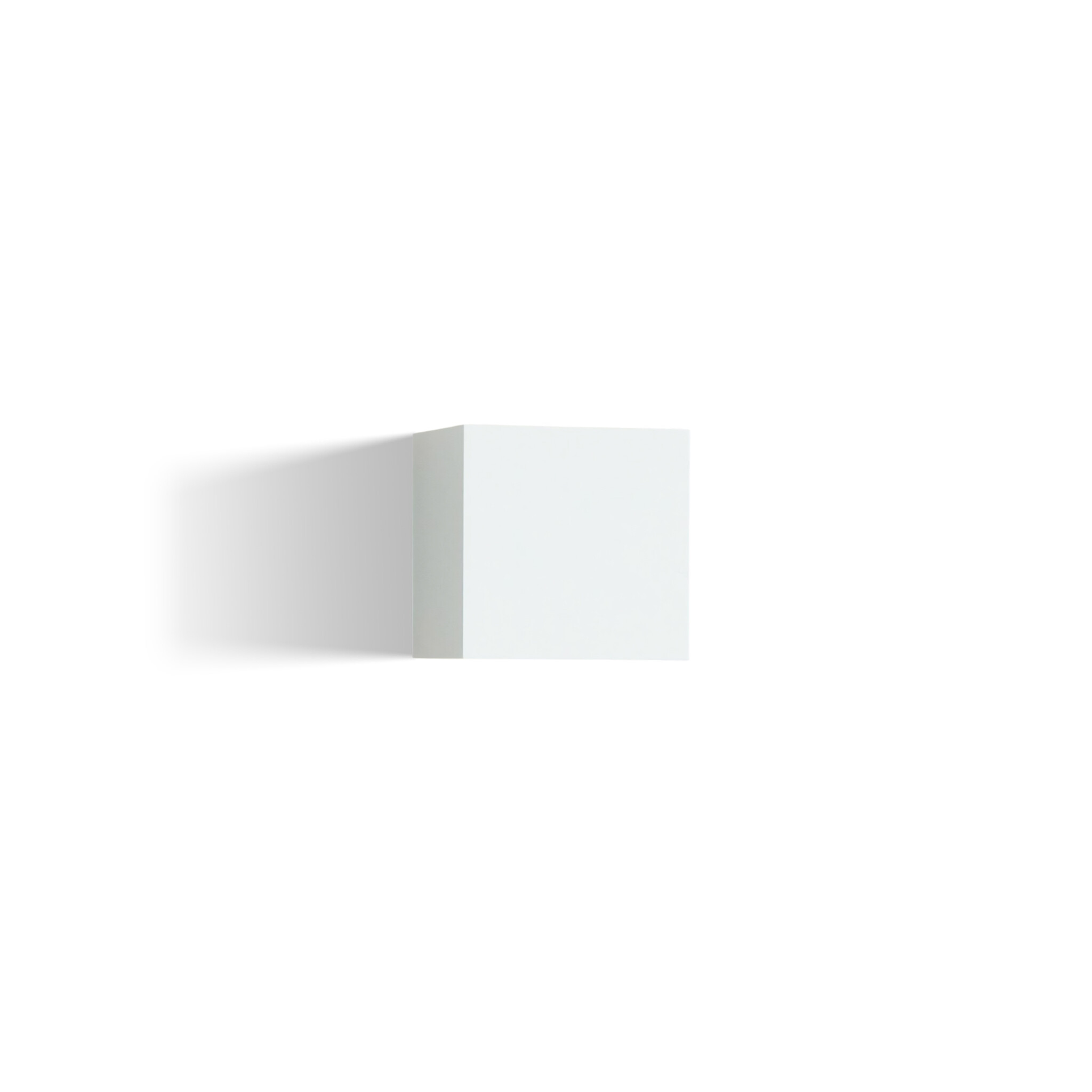 CUBE Wandlamp — Wit · 2700K · 100
