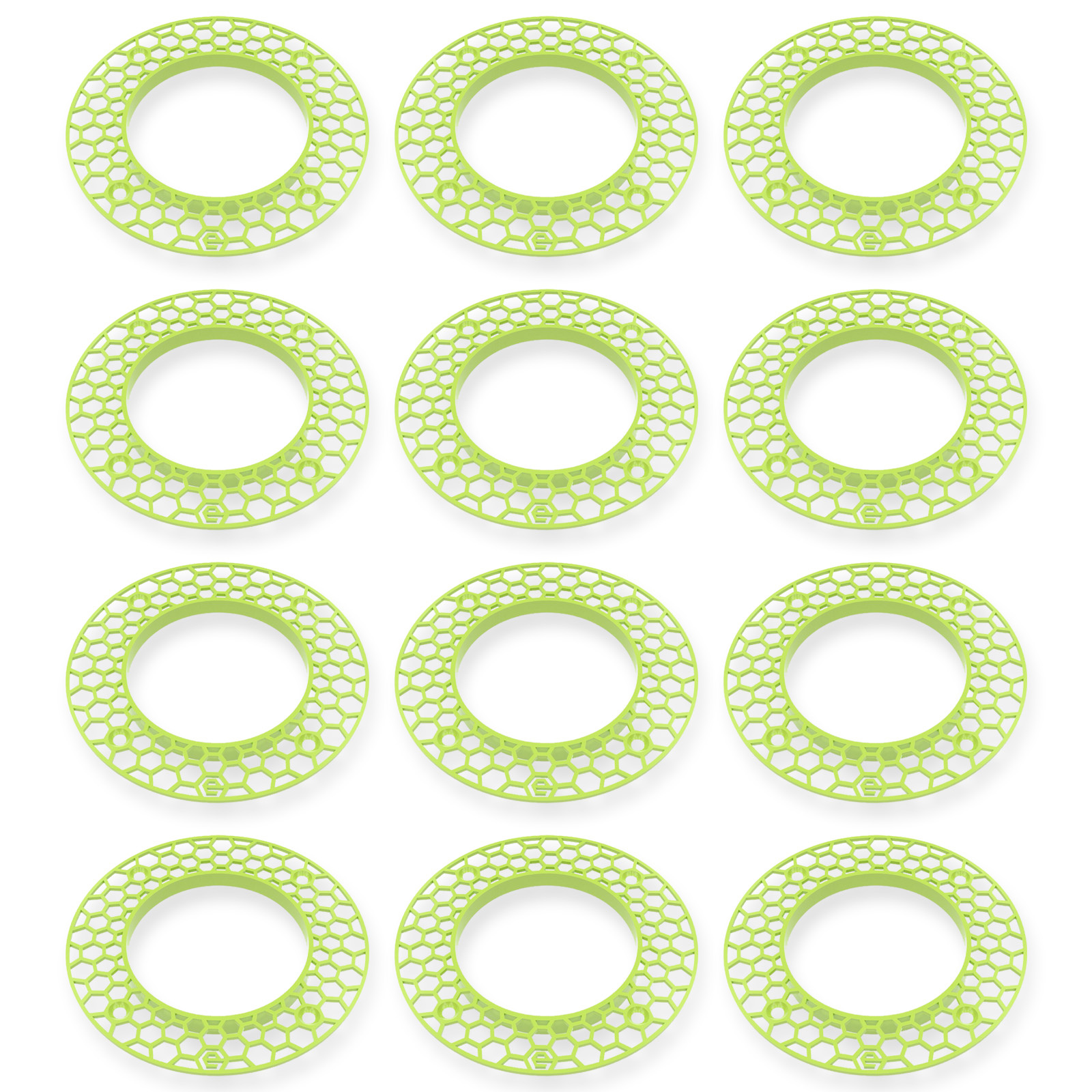 Edge Guard Ring 75mm 12-Pack – Voor Inbouwspot Installatie