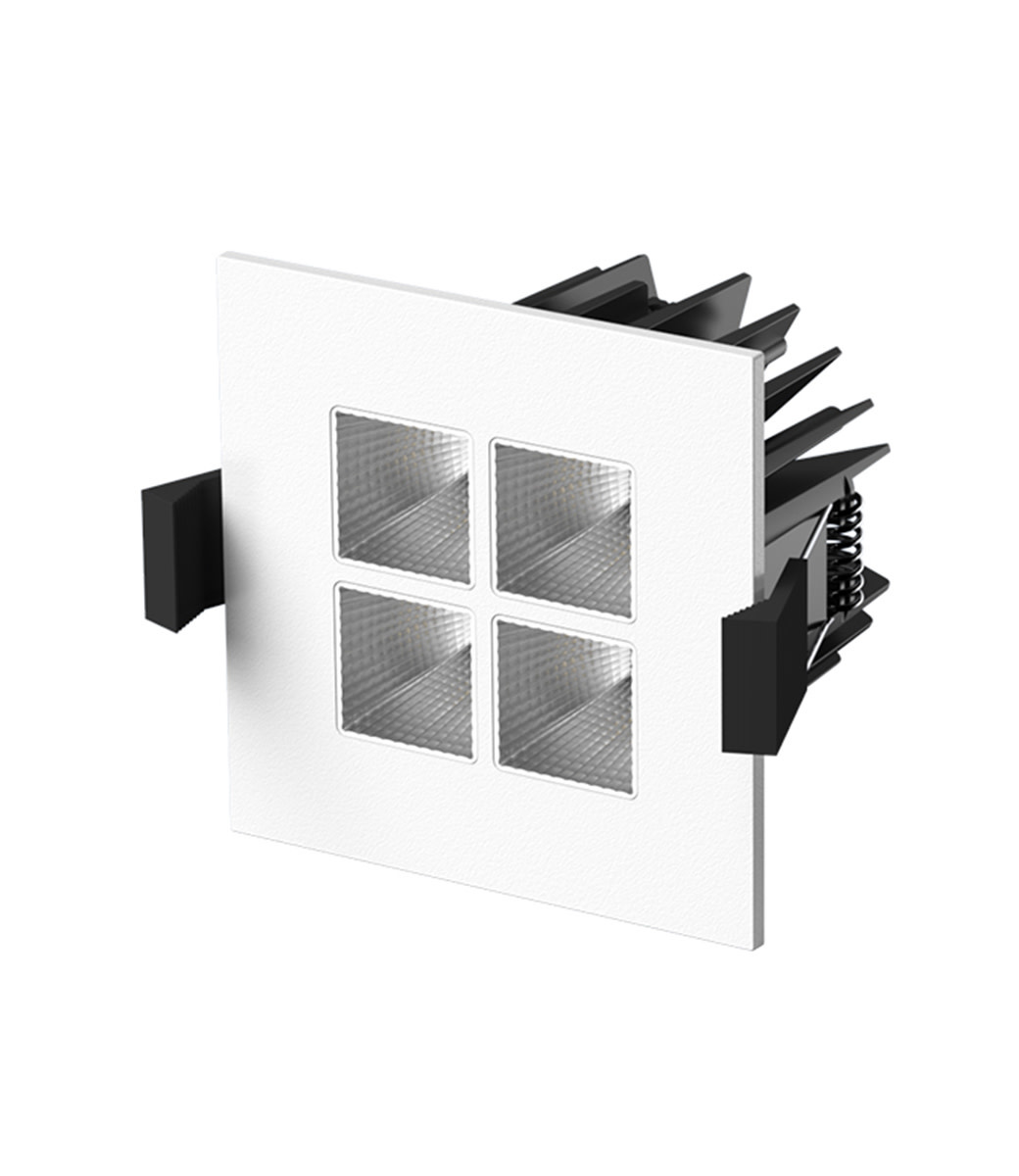Four Square — Wit · Wit Zilver 2700K