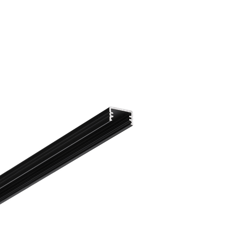 LED Profiel Slim8 Opbouw — Zwart