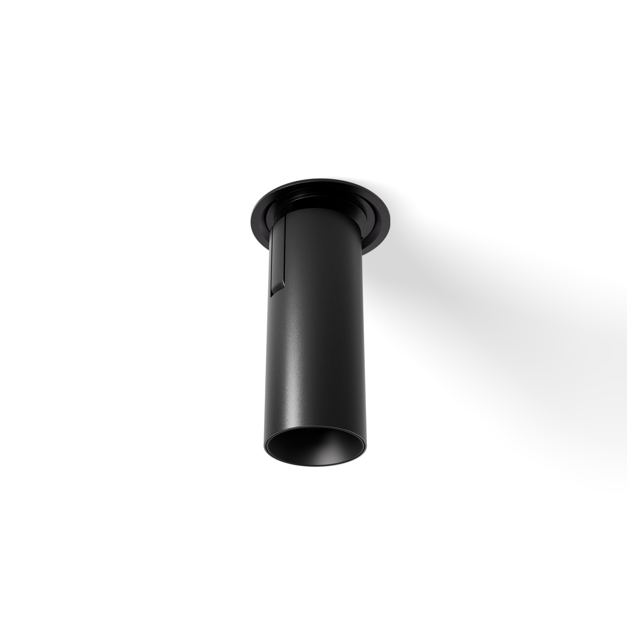 LUSSO Inbouw Rond — Zwart · Zwart Dim naar Warm