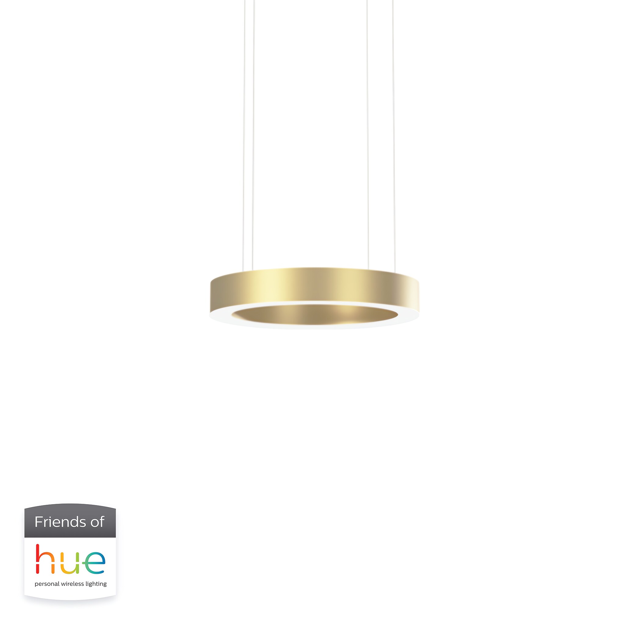 OVAL-S Rond Champagne Goud Dim naar Warm (Zigbee 3.0)