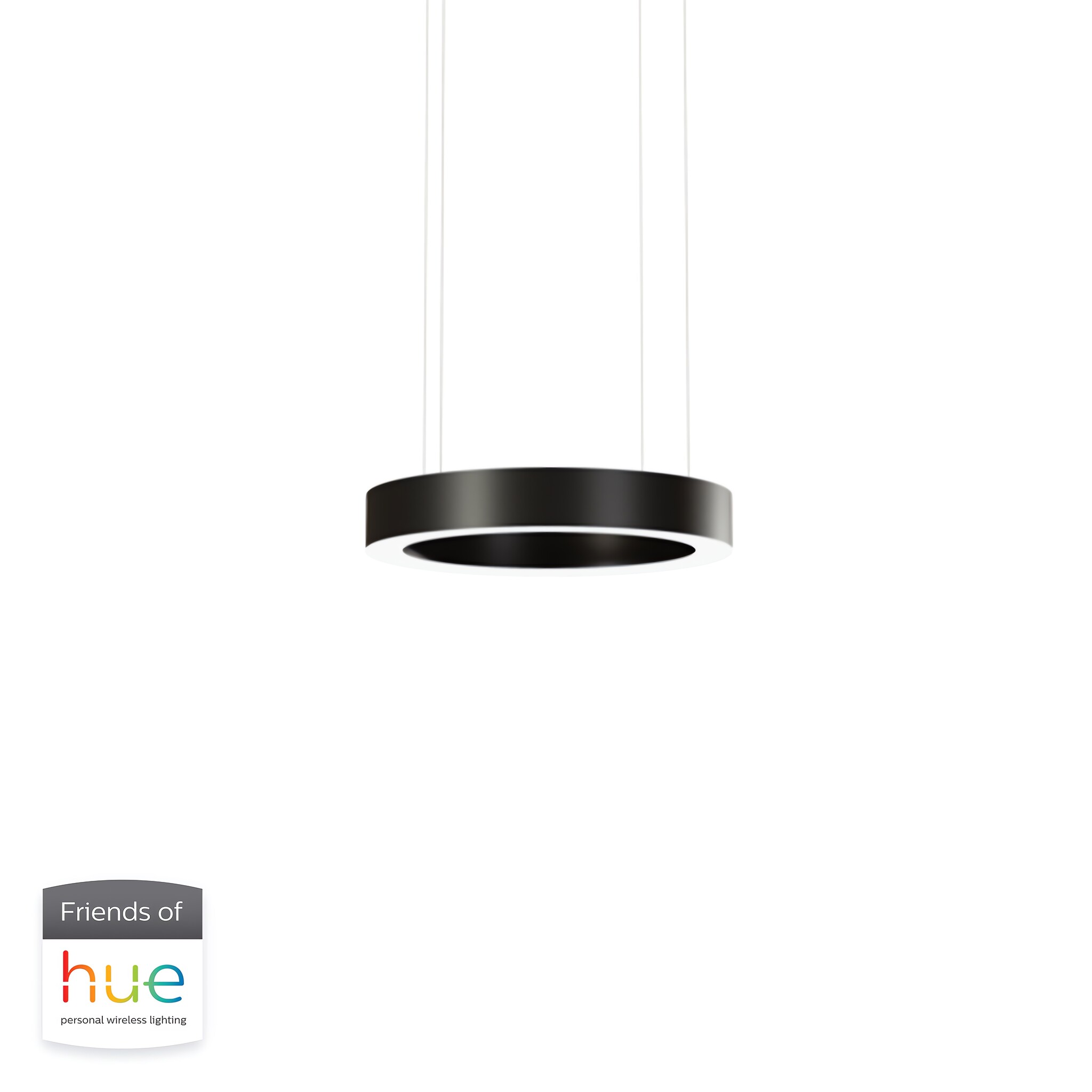 OVAL-S Rond Zwart Dim naar Warm (Zigbee 3.0)