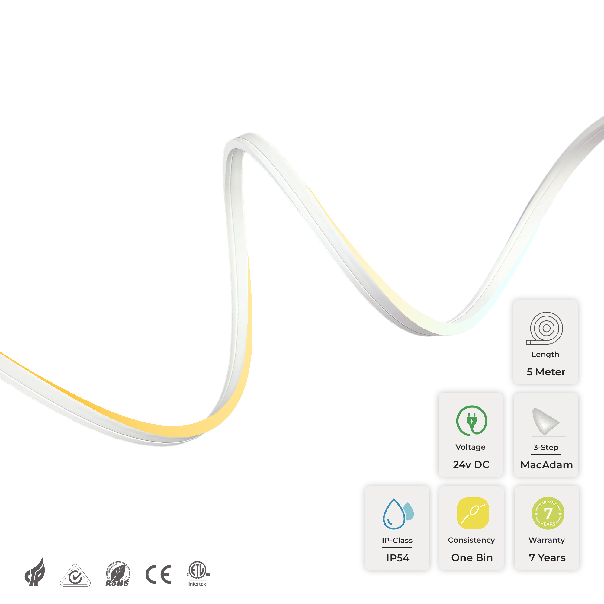 PUREseries Neon Flex MINI CCT 196LED/m 5 Meter