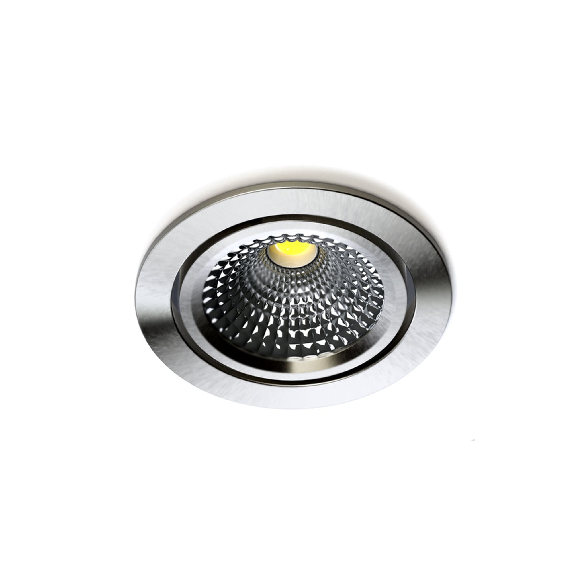 STAR Ultra Flat Rond — Geborsteld · 490 lm · 2700K · 220–230 V
