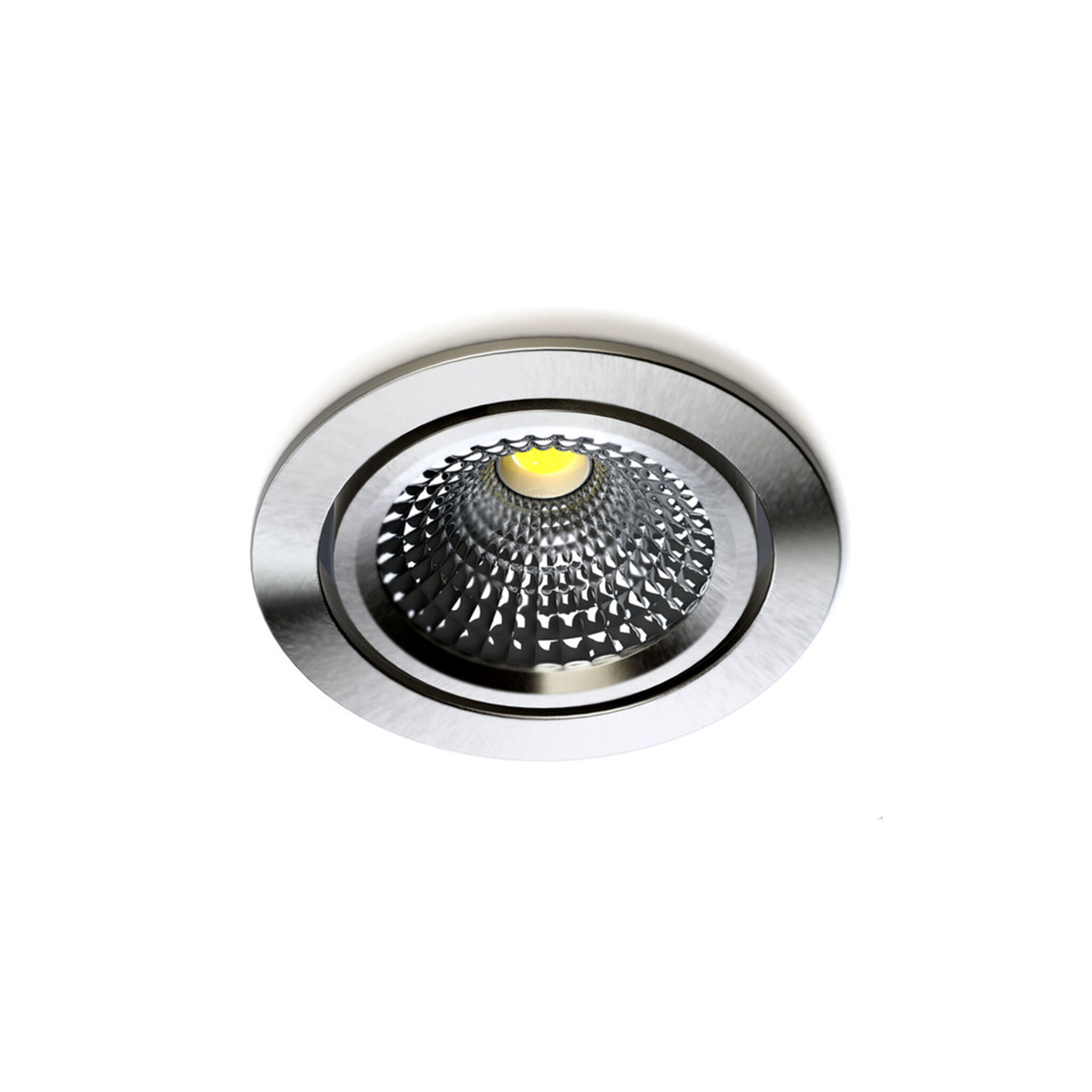 STAR Ultra Flat Rond — Geborsteld · 490 lm · 3000K · 220–230 V