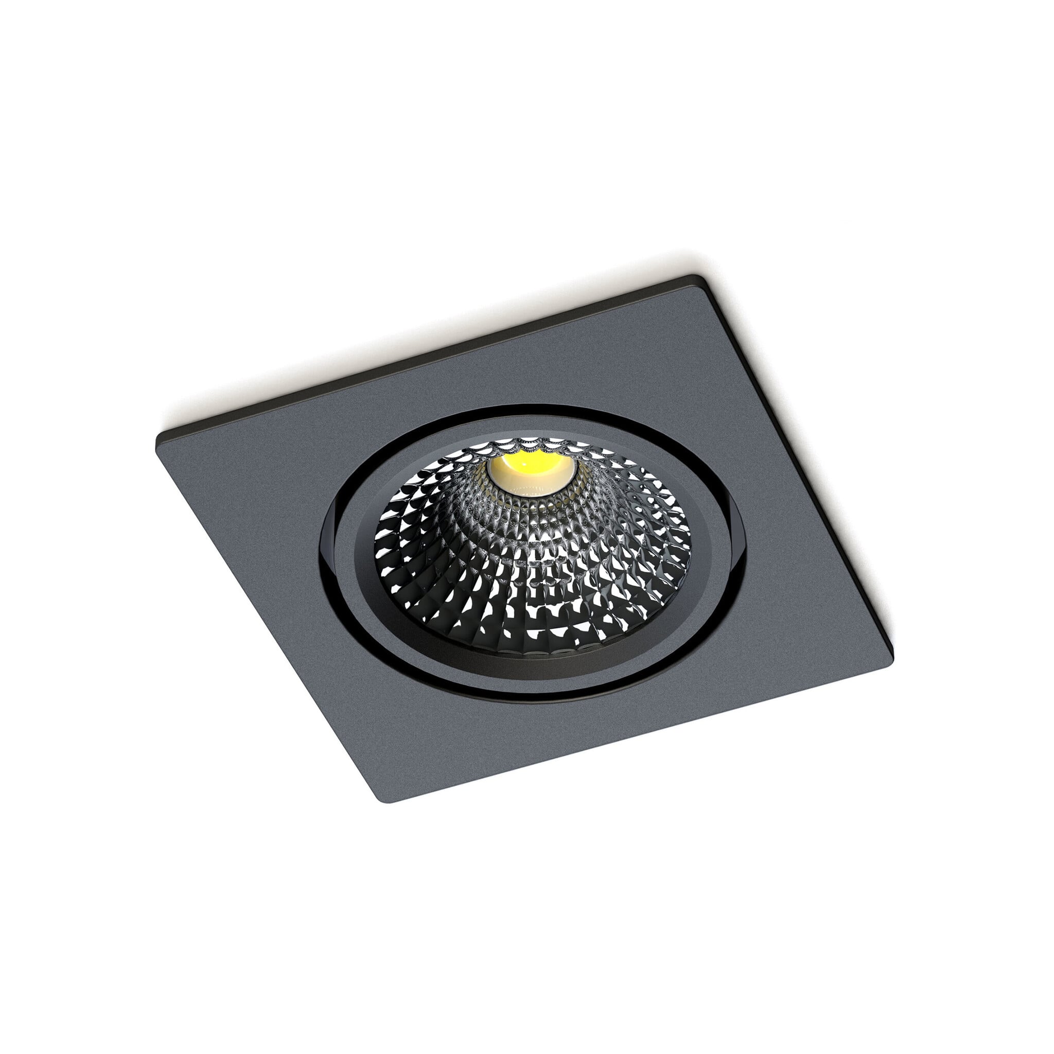 STAR Ultra Flat Vierkant — Zwart · Dim naar Warm