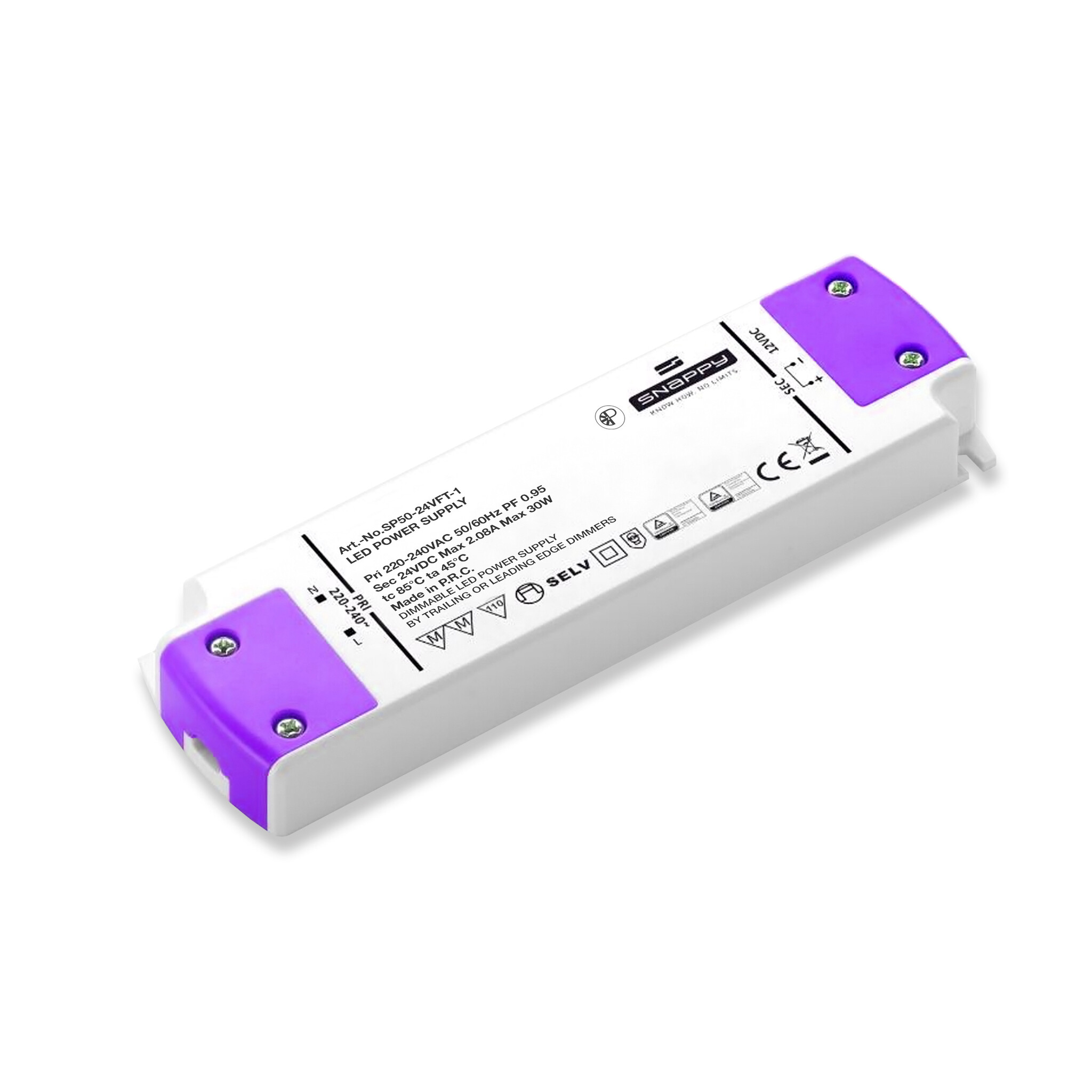 24V 20W LED Voeding | Niet Dimbaar | Geschikt voor SMD & COB LED-strips — 50 W · 50W – Dimbaar
