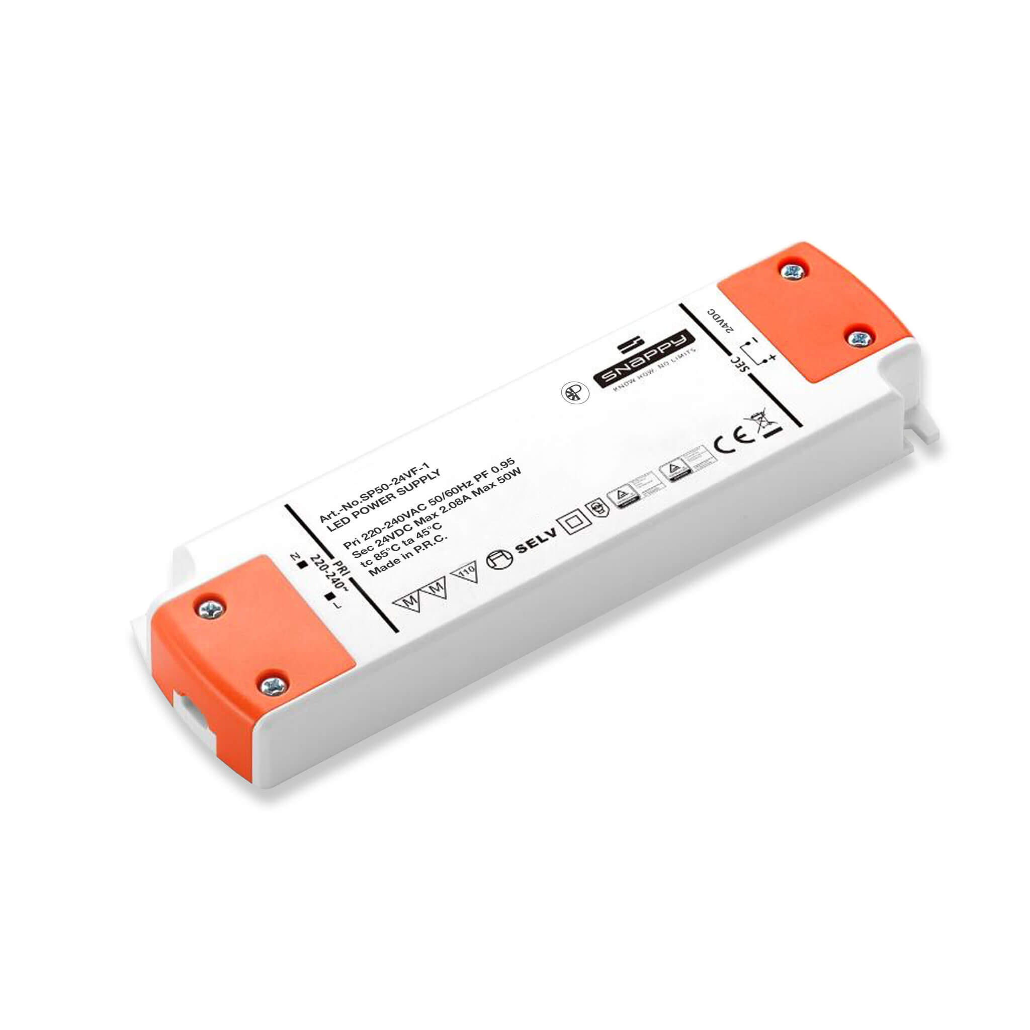 24V 20W LED Voeding | Niet Dimbaar | Geschikt voor SMD & COB LED-strips — 50 W · 50W – Niet Dimbaar