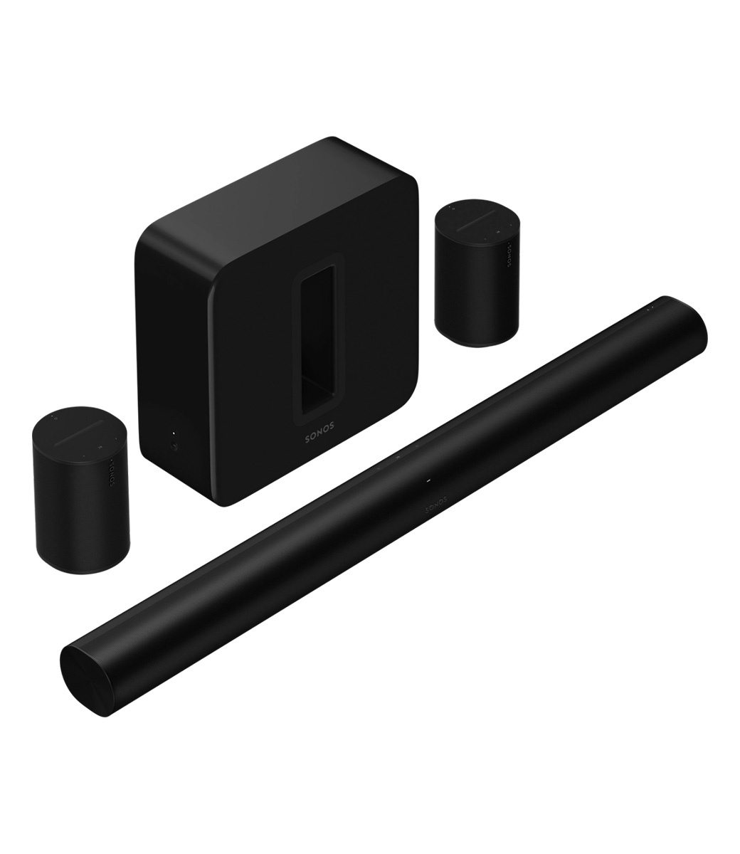 Surround Set Zwart Duopack Era 100 met Arc & Sub