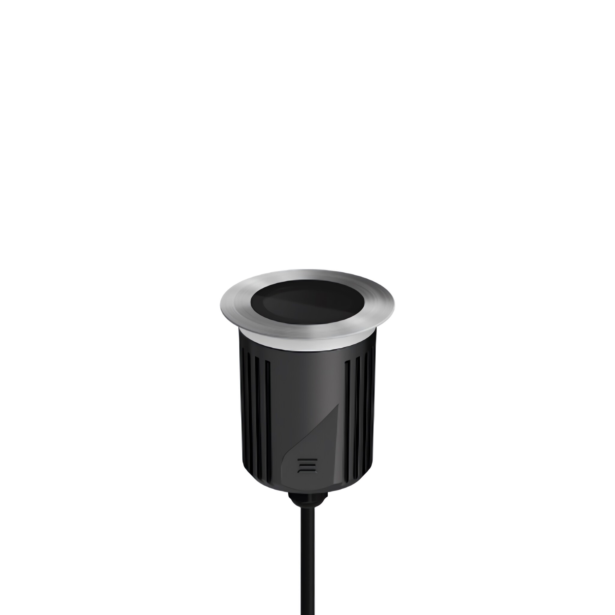 GROUND-L Rond — Zilver en Zwart