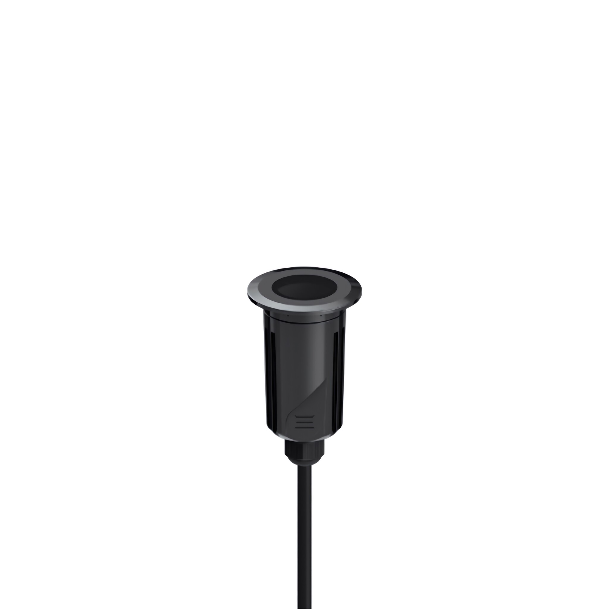 GROUND-XS Rond Zwart 3000K