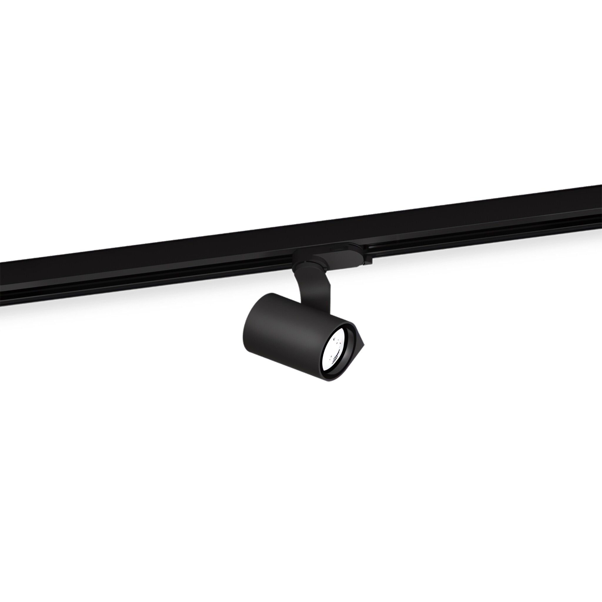 Tracklight SQUBE 2.0 — Zwart · Dim naar Warm