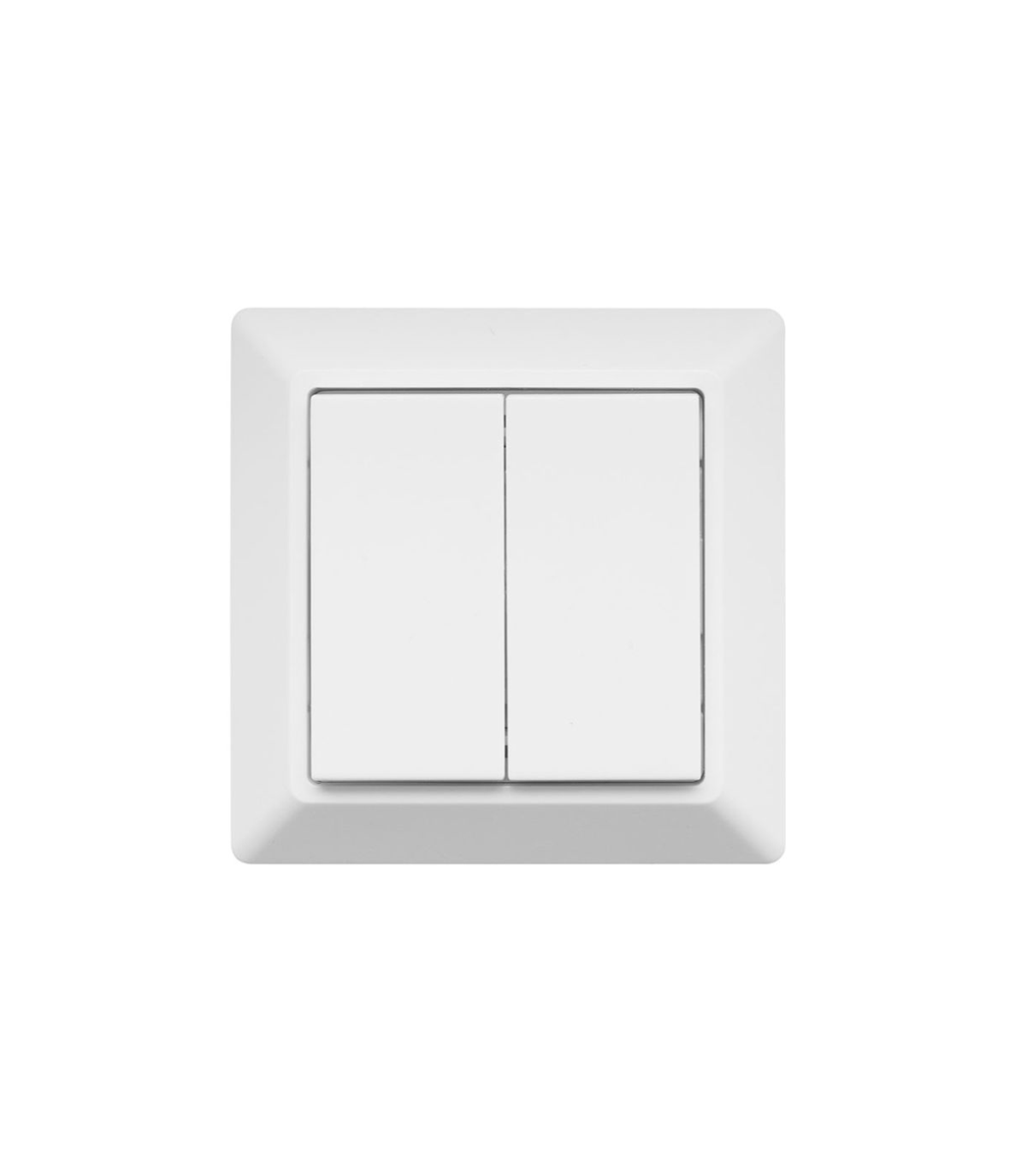 Zigbee Draadloze Wandschakelaar — Wit